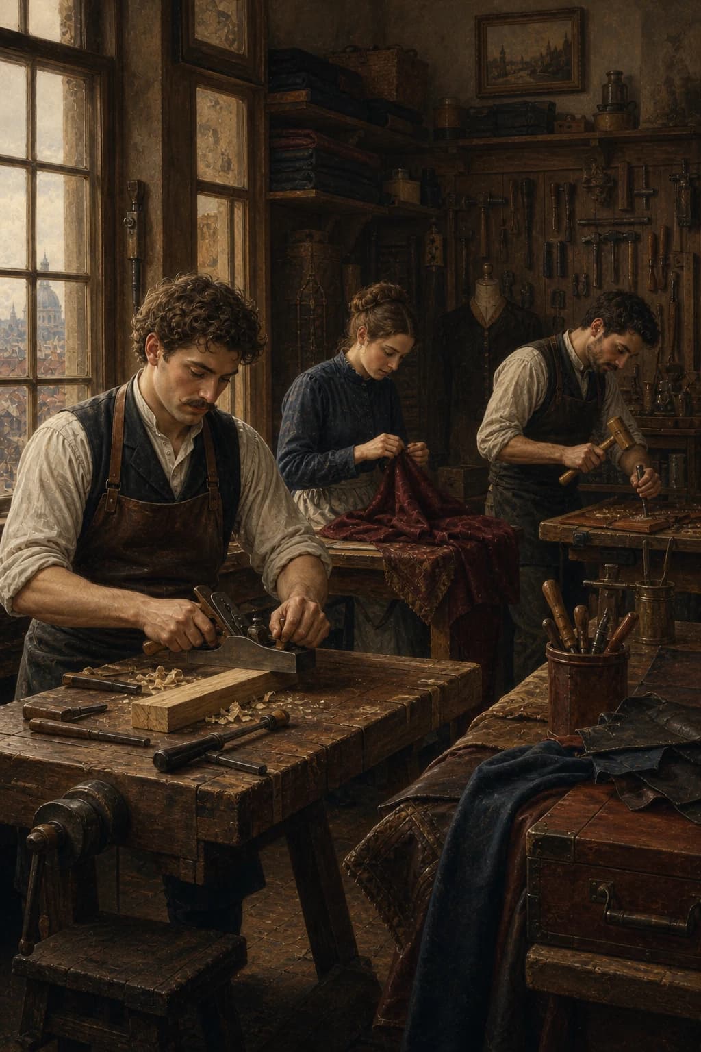 Kipperkarten-Karte 34 · Arbeit, Beschäftigung