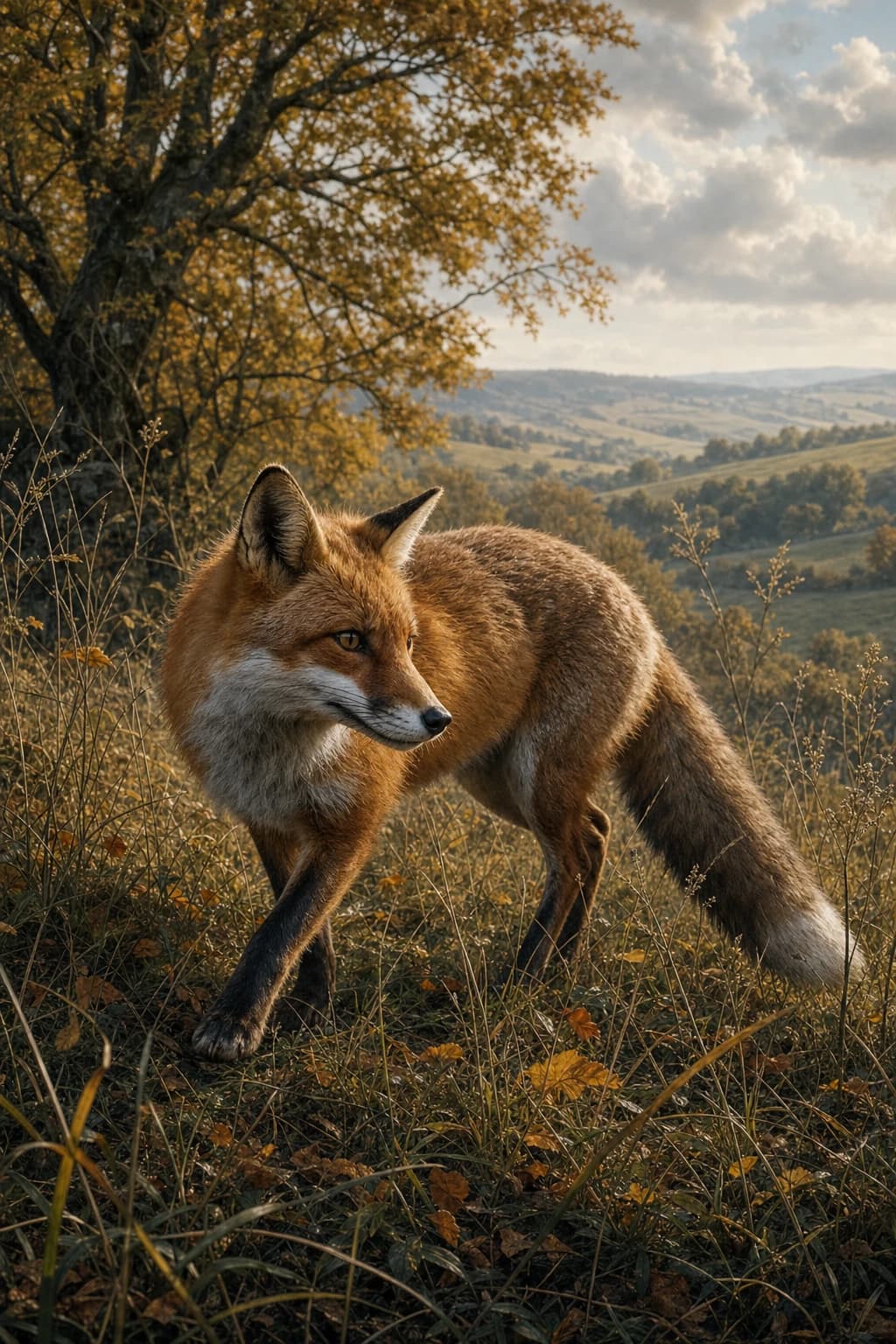 Lenormand-Karte 14 · Der Fuchs
