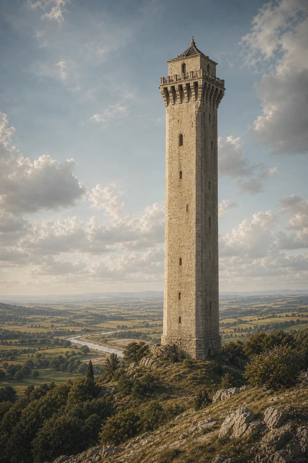 Lenormand-Karte 19 · Der Turm