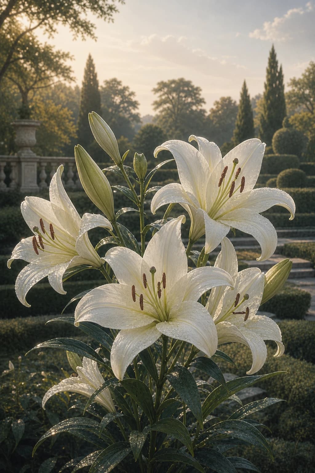 Lenormand-Karte 30 · Die Lilien