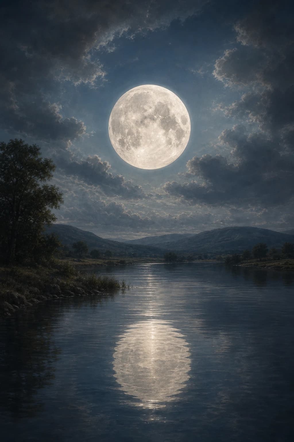 Lenormand-Karte 32 · Der Mond