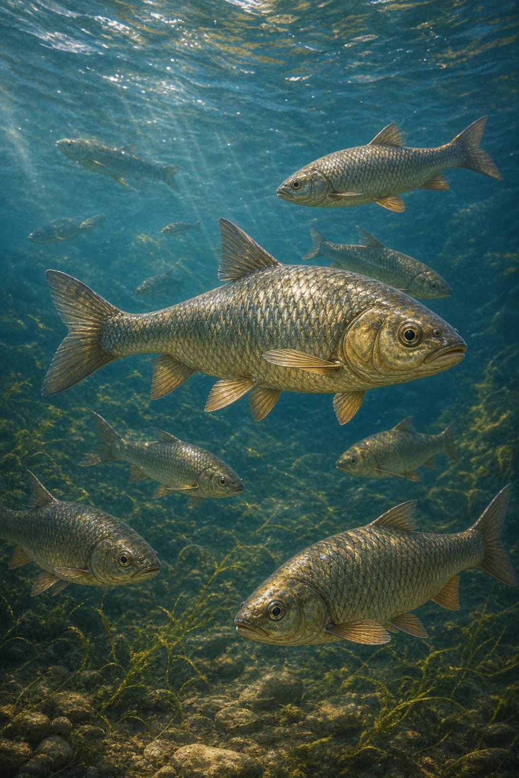 Lenormand-Karte 34 · Die Fische
