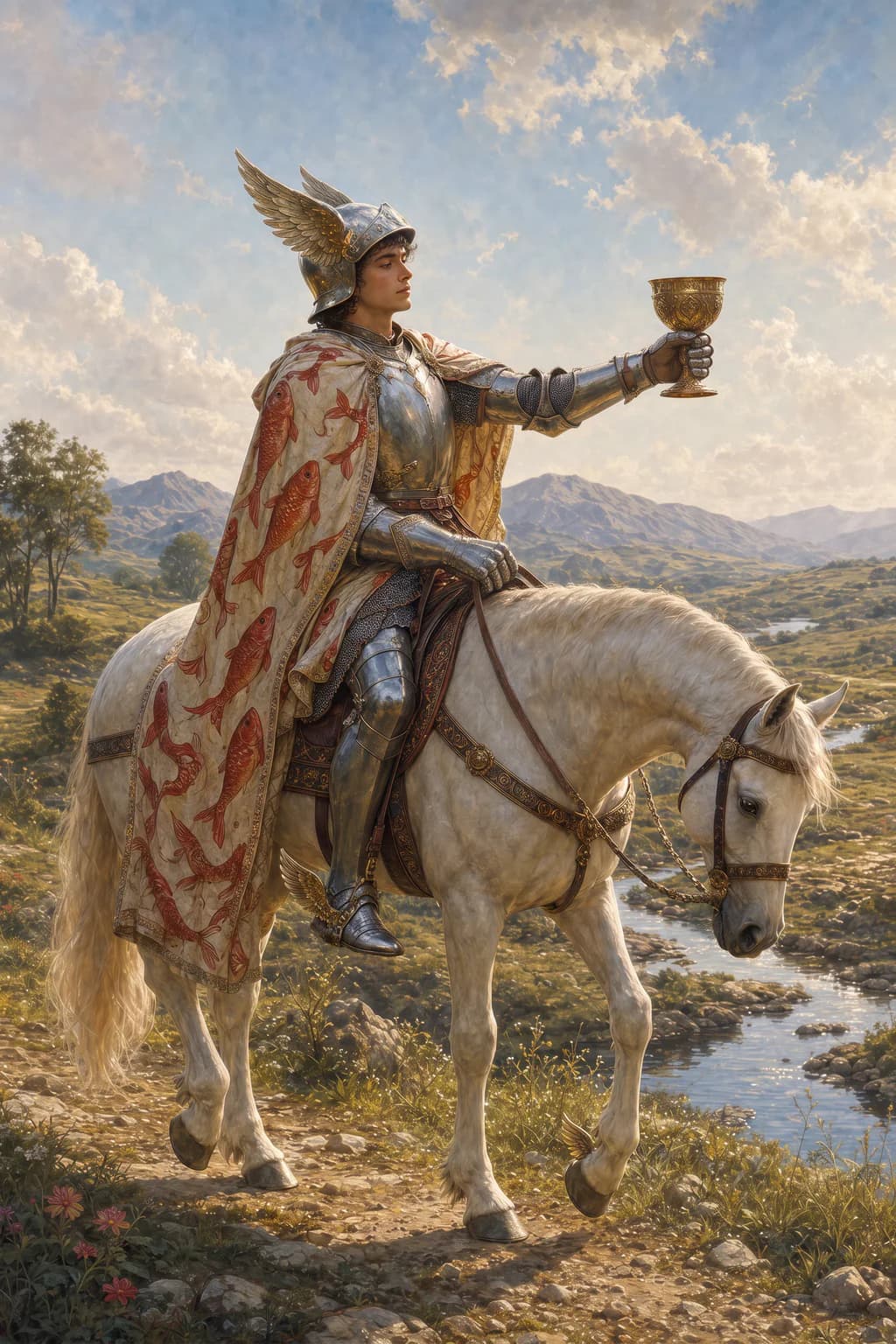 Tarotkarte Ritter der Kelche