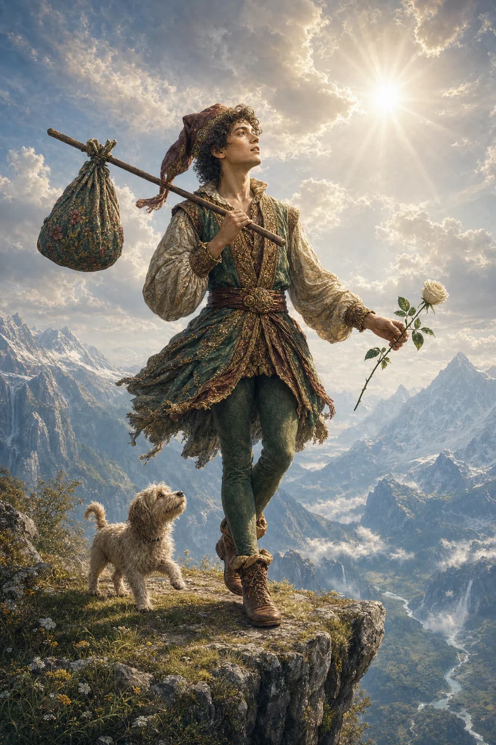 Tarotkarte 0 · Der Narr