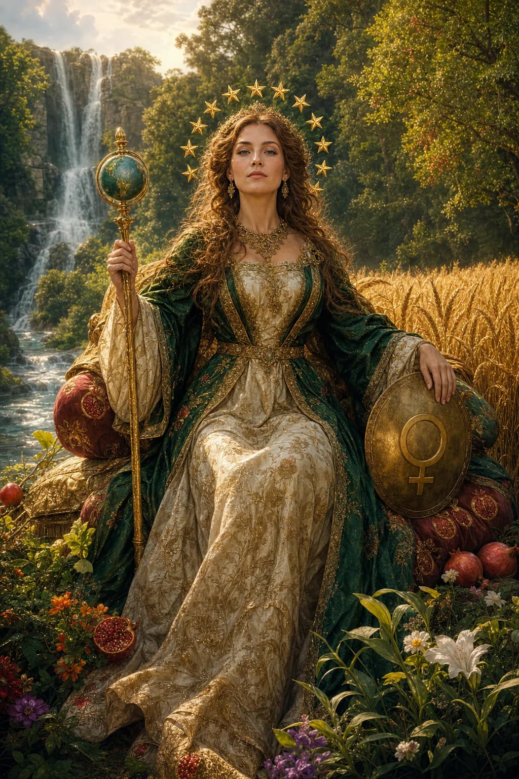 Tarotkarte III · Die Herrscherin