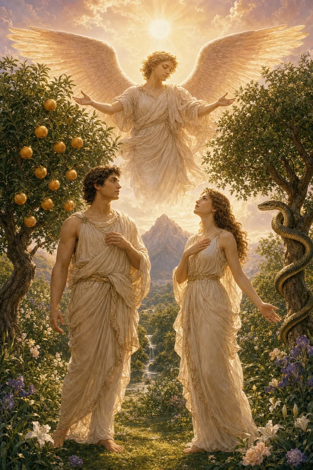Tarotkarte VI · Die Liebenden