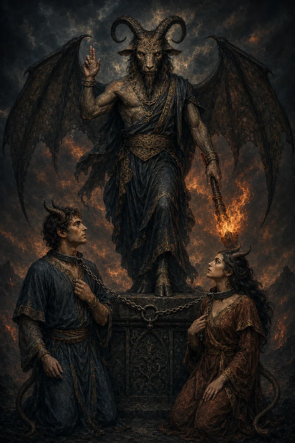 Tarotkarte XV · Der Teufel