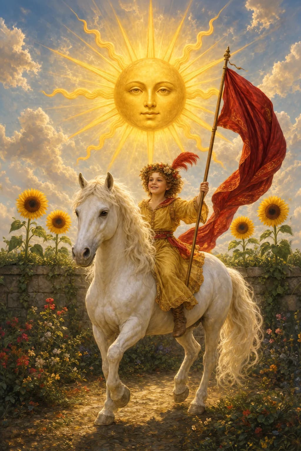 Tarotkarte XIX · Die Sonne