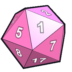 d20 showing 1